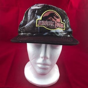 Jurassic Park World Dinosaur Raptor Logo Snapback Adjustable Baseball Hat Cap